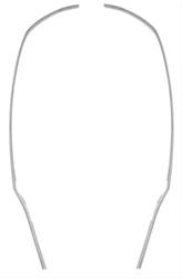 RESTOPARTS Manufactured - Door Edge Guards for 1970-1972 CHEVELLE - C990170