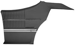 RESTOPARTS Supplied Rear Side Trim Panels CA813P-BK