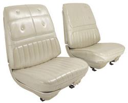 RESTOPARTS® Supplied Seat Upholstery for 1970 CUTLASS, CUTLASS SUPREME - CAH06P-BK