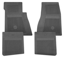 RESTOPARTS® Manufactured Heavy-Duty Reproduction Rubber Floor Mats CCP0300-BK