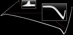 RESTOPARTS® Manufactured Vinyl Top Moldings for 1970-1972 CHEVELLE - CH24403
