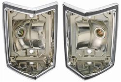 RESTOPARTS® Manufactured Tail Lamp Housings for 1968-1969 EL CAMINO - CH25661