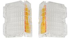 RESTOPARTS® Manufactured Parking Lamp Lenses for 1972 CHEVELLE - CH25716