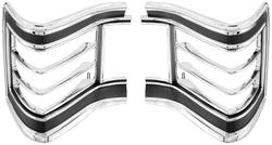 RESTOPARTS® Manufactured Taillight Moldings for 1967 CHEVELLE - CH26687