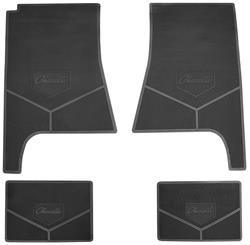 RESTOPARTS® Supplied Heavy-Duty Reproduction Rubber Floor Mats CH31069-DG