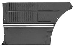 RESTOPARTS Supplied Rear Side Trim Panels CP813P-BK