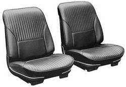 RESTOPARTS® Supplied Seat Upholstery for 1968 CUTLASS - CPH81D-BK