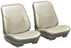RESTOPARTS® Supplied Seat Upholstery for 1969 CUTLASS - CPH91L-RD