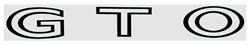 RESTOPARTS® Manufactured Deck Lid Decals for 1970-1973 GTO - DT00344