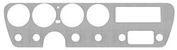 RESTOPARTS® Manufactured Dash Insert Mounting Back Plates for 1966 GTO, LEMANS, TEMPEST - KR20037