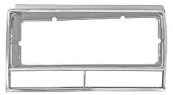 RESTOPARTS® Manufactured Headlight Bezels for 1982-1987 CABALLERO, EL CAMINO, 1982-1983 MALIBU - KR20073-LH