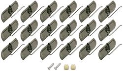 RESTOPARTS Manufactured - Body Molding Fasteners for 1978-1979 EL CAMINO, MALIBU, 1970-1977 MONTE CARLO - L24002