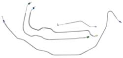 RESTOPARTS Supplied Brake Lines, Direct Fit MKT7102-SS