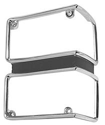 RESTOPARTS® Manufactured Parking Lamp Bezels for 1971 CHEVELLE - PZ00317-LH