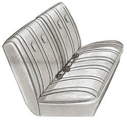RESTOPARTS Supplied Seat Upholstery S2176P-LB