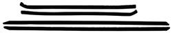 RESTOPARTS® Supplied Weatherstrip Seals for 1966-1967 GTO, LEMANS, TEMPEST - W4P6066