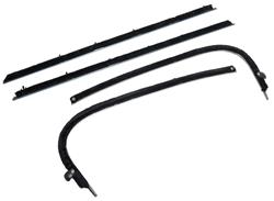 RESTOPARTS® Supplied Weatherstrip Seals for 1968 GTO, LEMANS, TEMPEST - W4P6068