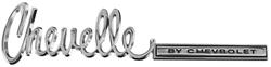 RESTOPARTS® Manufactured Emblems for 1971-1972 CHEVELLE - WC00020