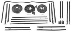 RESTOPARTS Supplied Weatherstrip Seals, Vehicle Kits WK8022