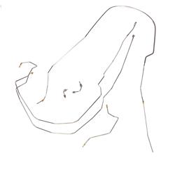 The Stop Shop - Brake Hoses, Sets for 1955-1957 BEL AIR, ONE-FIFTY SERIES, TWO-TEN SERIES - B5557ADJ