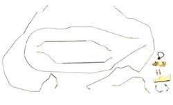 The Stop Shop Complete Brake Line Sets for 1955-1957 BEL AIR, ONE-FIFTY SERIES, TWO-TEN SERIES - B5557PV4G