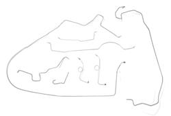 The Stop Shop - Brake Lines, Direct Fit for 1972 IMPERIAL - H1972