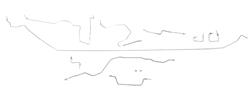The Stop Shop Brake Lines, Direct Fit J1000