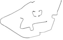 The Stop Shop - Brake Lines, Direct Fit for 1997-2002 WRANGLER - J1004F