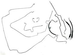 The Stop Shop Brake Lines, Direct Fit J1004H