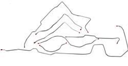 The Stop Shop - Brake Hoses, Sets for 1982-1986 CJ7 - J82