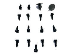 The Stop Shop Rear Bumper Filler Panel Fasteners for 1974-1977 CAMARO - TSS46