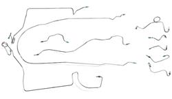The Stop Shop Complete Brake Line Sets for 1979-1983 PICKUP - Y79