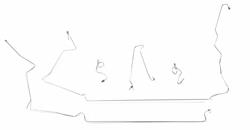 The Stop Shop - Brake Lines, Direct Fit for 1987-1993 MUSTANG - Z8793F