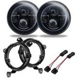 Oracle 7 in. High-Powered LED Headlights for 2020-2024 GLADIATOR, 2018-2024 WRANGLER - 5769J-504