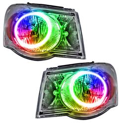 Oracle ColorSHIFT Halo Headlights for 2007-2009 ASPEN - 7012-334