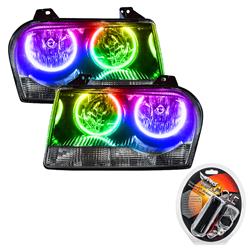 Oracle ColorSHIFT Halo Headlights for 2005-2010 300 - 7016-330
