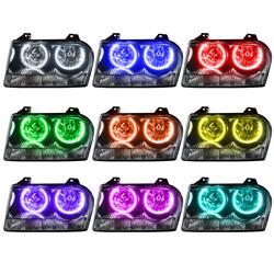 Oracle ColorSHIFT Halo Headlights for 2005-2010 300 - 7016-333