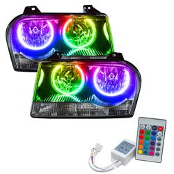 Oracle ColorSHIFT Halo Headlights for 2005-2010 300 - 7016-504