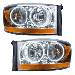 Oracle SMD Pre-Assembled Halo Headlights for 2006 RAM 1500, RAM 2500, RAM 3500 - 7032-001