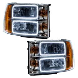 Oracle SMD Pre-Assembled Halo Headlights for 2007-2014 SIERRA 3500 HD, SIERRA 2500 HD, 2007-2013 SIERRA 1500 - 7054-001