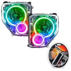 Oracle SMD Pre-Assembled Halo Headlights for 2008-2012 LIBERTY - 7075-330