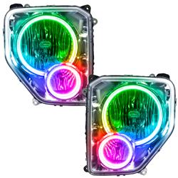 Oracle SMD Pre-Assembled Halo Headlights for 2008-2012 LIBERTY - 7075-334