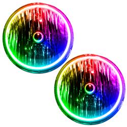 Oracle ColorSHIFT Halo Headlights for 2007-2017 WRANGLER, 2018 WRANGLER JK - 7079-330