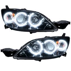 Oracle SMD Pre-Assembled Halo Headlights for 2004-2009 3 - 7086-001