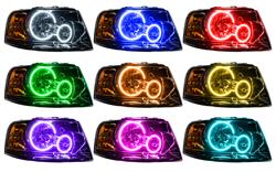 Oracle ColorSHIFT Halo Headlights for 2003-2006 EXPEDITION - 7154-504