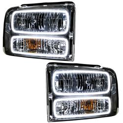 Oracle SMD Pre-Assembled Halo Headlights for 2005-2007 F-250 SUPER DUTY, F-350 SUPER DUTY - 7160-001