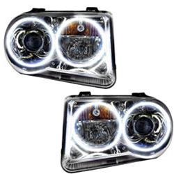 Oracle SMD Pre-Assembled Halo Headlights for 2005-2019 300 - 7163-001