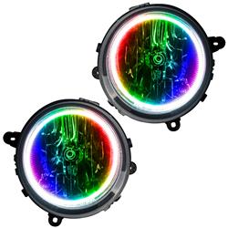 Oracle ColorSHIFT Halo Headlights for 2007-2016 COMPASS, PATRIOT - 7168-334