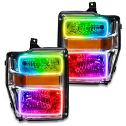 Oracle ColorSHIFT Halo Headlights for 2008-2010 F-250 SUPER DUTY, F-350 SUPER DUTY - 7189-334