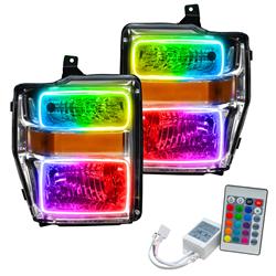 Oracle ColorSHIFT Halo Headlights for 2008-2010 F-250 SUPER DUTY, F-350 SUPER DUTY - 7189-504